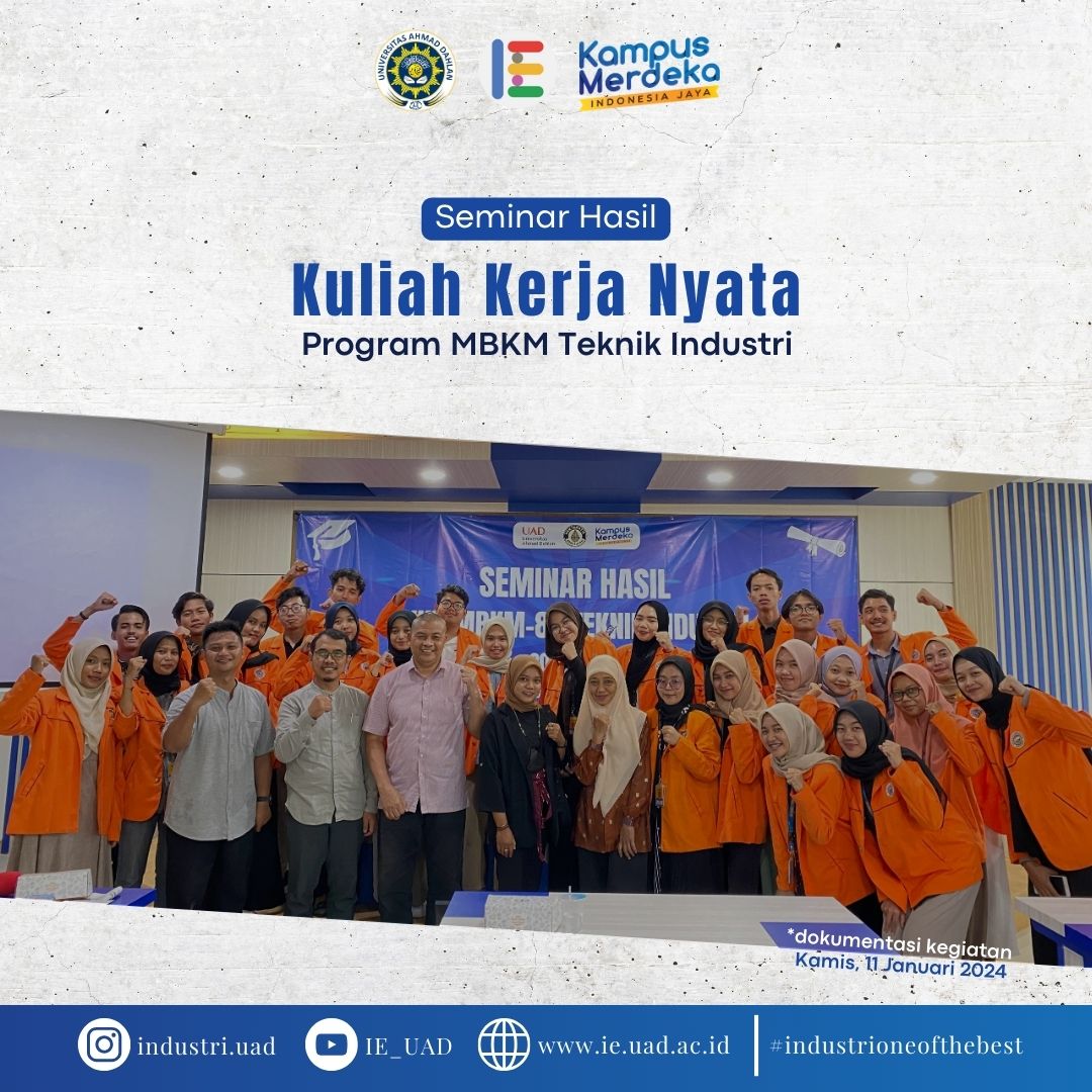 Teknik Industri UAD gelar Seminar Hasil kegiatan KKN MBKM Teknik Industri